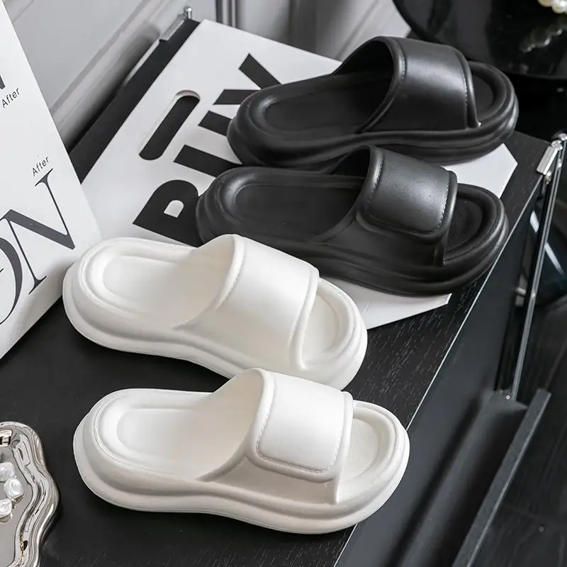 Comfortable Platform EVA Non Slip Slippers Women Summer 2026 Lightweight Height Increase Sandals Woman's Fashion Beach Shoes