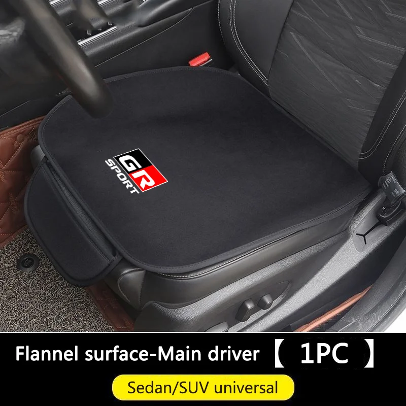 Auto Cuscino del Sedile Anteriore Copertura di Flanella Proteggere Per Toyota GR Sport Chr 2023 Yaris Hilux 86 Gazoo Racing Accessori Per Interni