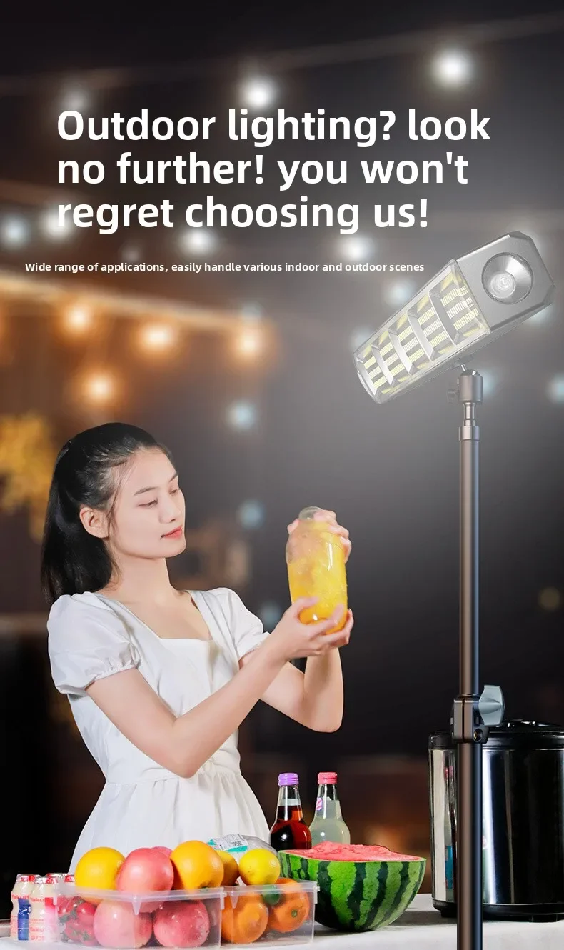 High Power Magnetic LED Light Bar 2026 New Portable USB Rechargeable Work Light 3 Modes IP66 Waterproof Emergency Power Bank