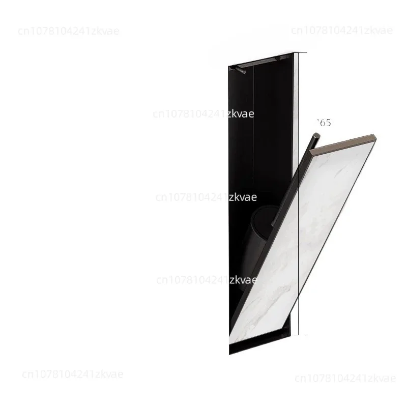 304 Stainless Steel Hidden Tissue Box & Toilet Brush Niche | Recessed In-Wall Storage, Tile-In Design For Modern Bathrooms