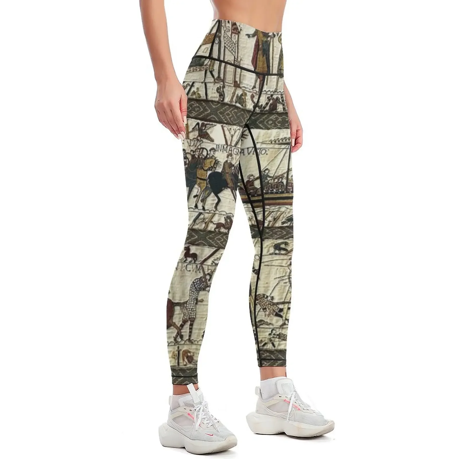 Bayeux Tapestry Leggings gym clothing legings for fitness Womens Leggings