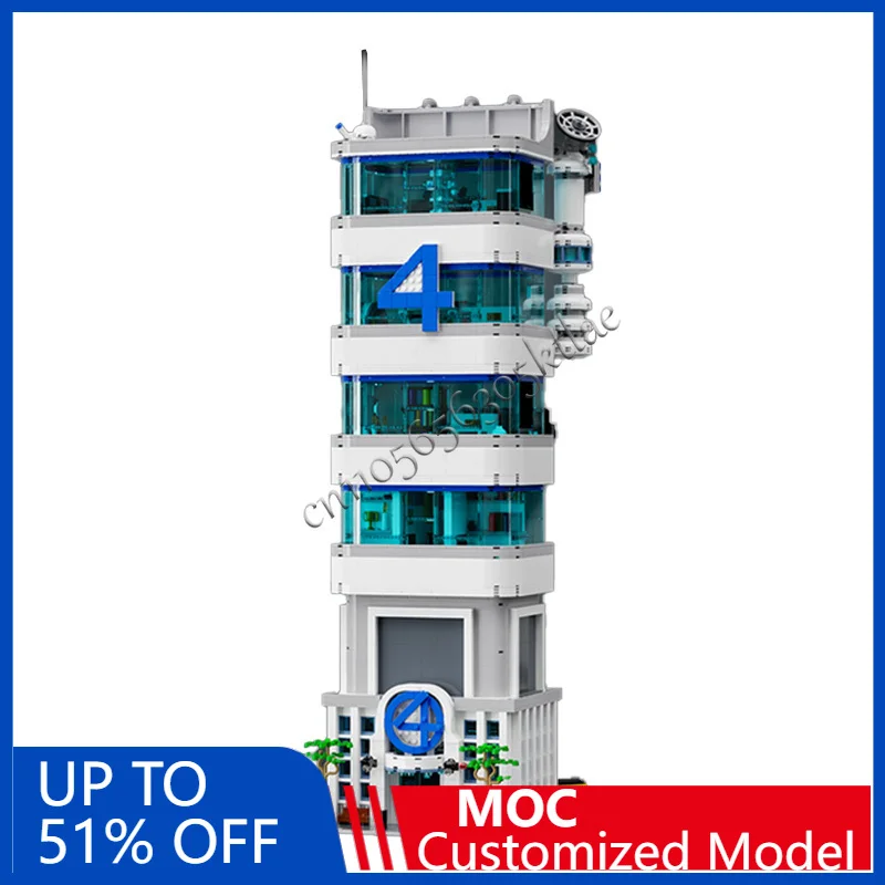 

4545 PCS Construction Baxter Building Modular MOC Customize Modular Building Block Technology Model DIY Assembly Toy Gift