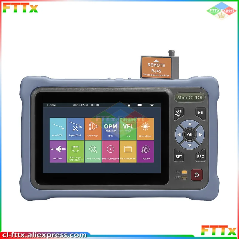 

NK4000 Multifunction 100KM Mini OTDR 1310/1550nm Optical Time Domain Reflectometer VFL OLS OPM Event Map Ethernet Cable Tester