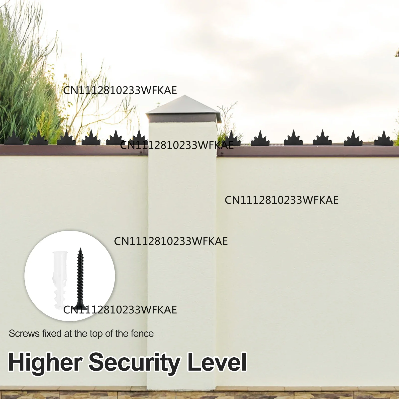 Wall Security Spikes Fence Bird Defender Anti Theft Spikes Multifunctional Outdoor Fence Bird Spikes Garden Protection Tools