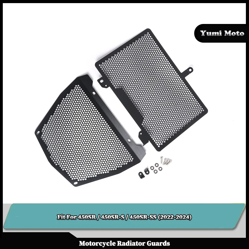

Fit For CFMOTO 450SR 450SR-S 450SR-SS 2022-2024 2023 Motorcycle Radiator Guard Grille Cover Protector Protection