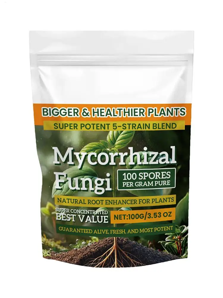 100g Plant Fertilizer Powder Plant Growth Nutrient Fertilizer Safe and Effective Rooting Supplement for Soil Culture Hydroponics