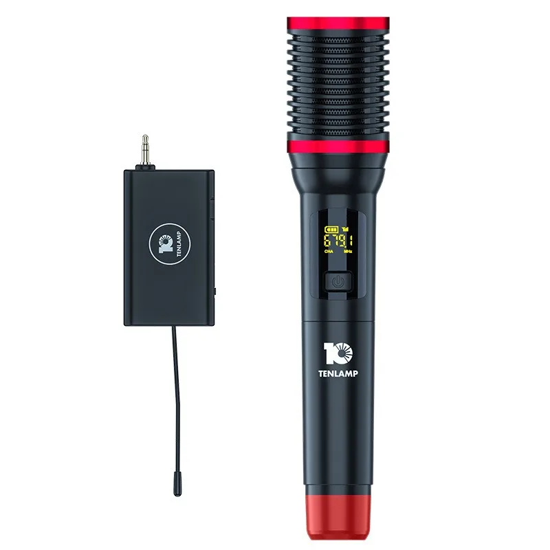 Ten lights W12 live broadcast equipment Karaoke dynamic U segment, wireless microphone repair artifact set dynamic microphone
