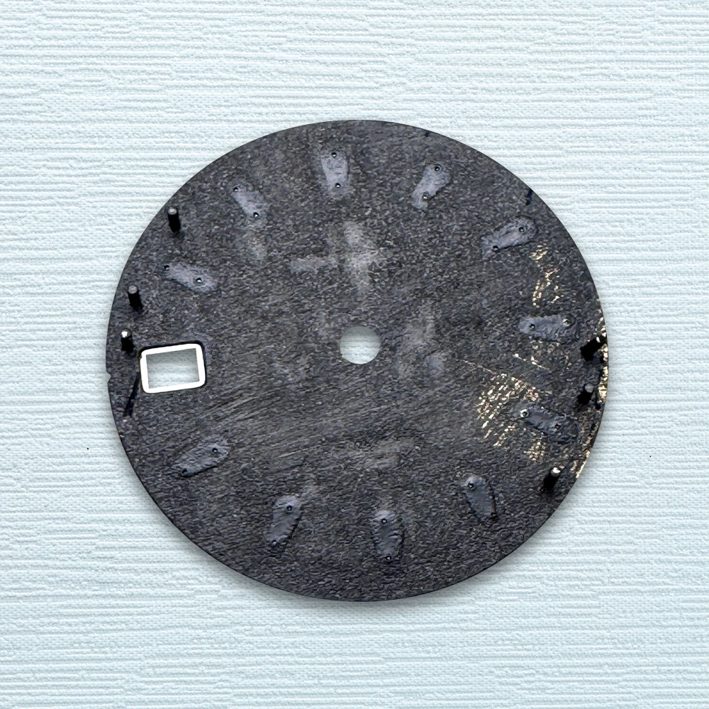 28.5mm GS Logo With Grand S Dial Suitable Fit NH35/NH36/4R/7S Japan Movement Bark Pattern High Quality  Watch Accessories ﻿