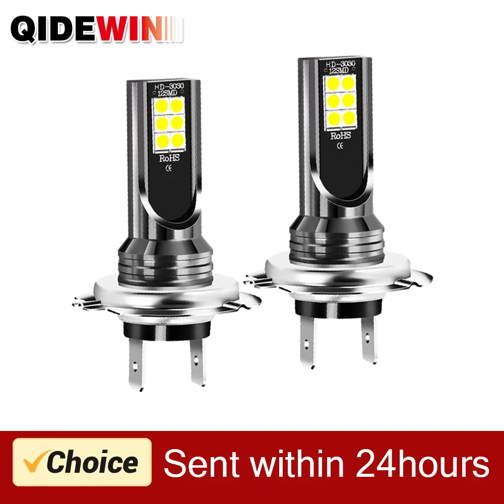 2x H7 LED Car Headlight Bulbs Super Bright For Audi A4 B5 B6 B8 A6 C5 A3 A5 Q3 Q5 Q7 BMW E46 E39 E90 E36 E60 E34 F30 F10