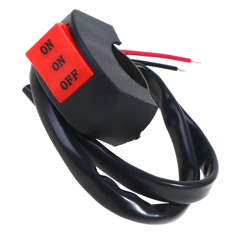 LED Headlight Switches Far Near Three Line Motorcycle Handlebar Switch Button Driving Light Switch Motorbike Switch Button