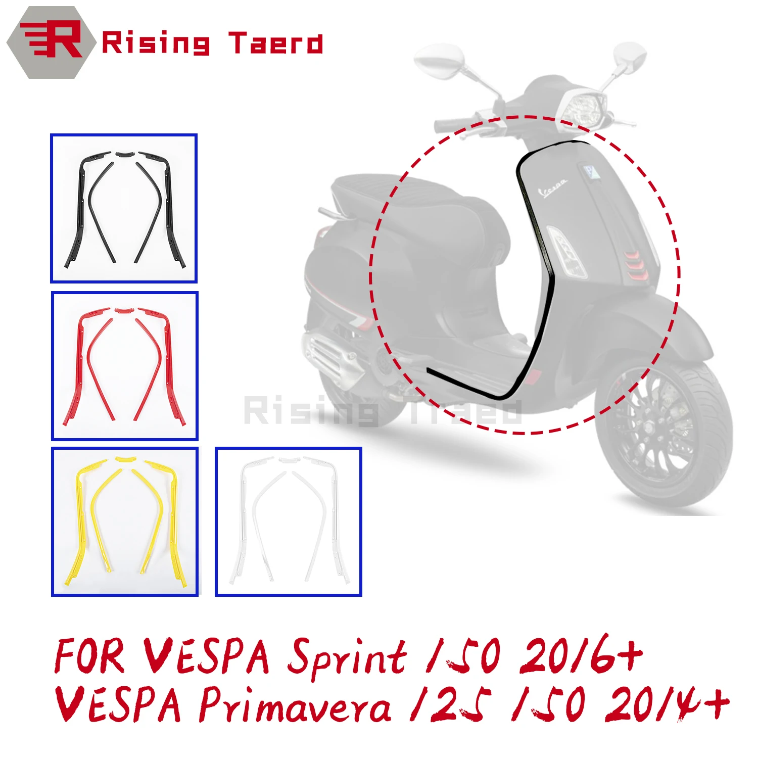 

Боковая Отделка Рамы кузова мотоцикла, боковая панель, обтекатель для Vespa Sprint150 2016-2021 Primavera Spring 125 150 2014-2021