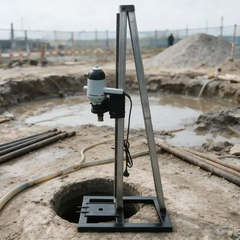 Customized Portable High Torque Dual Structure 60M Rural Domestic Water Fetch Low Maintenance Deep Water Well Drilling Rig