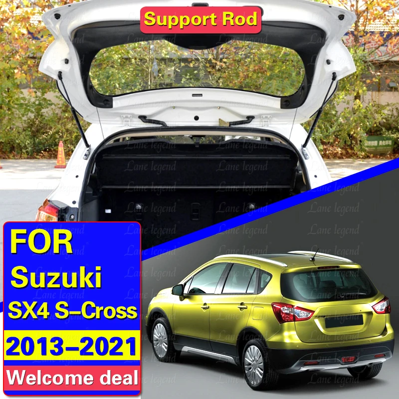 2Pcs Rear Trunk Boot Tailgate Gas Struts Lift Support Rods Dampers 81850-61M00 for Suzuki SX4 S-Cross 2013-2021