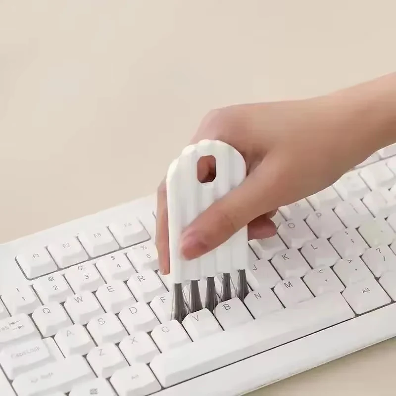 Multi-functional Flexible Mobile Phone Clean Fine Dust Cup Lid Card Slot Earphone Cleaning Brush For Headset Keyboard Cup Cover