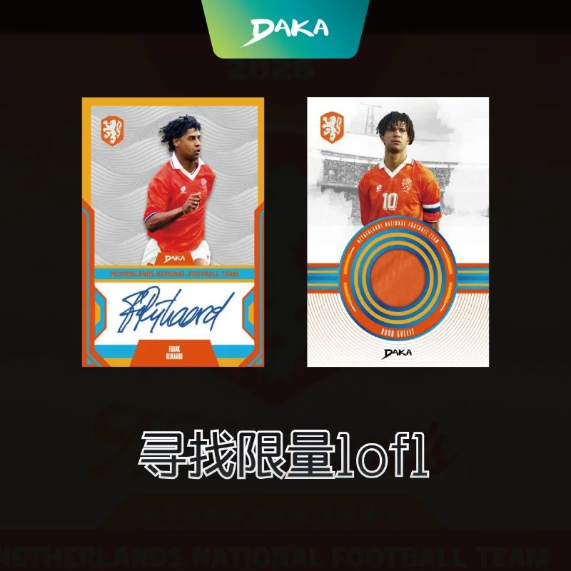 Daka Netherlands National Football Team 2026 Official Collectible Soccer Trading Cards Sports Card Collection Sealed Box