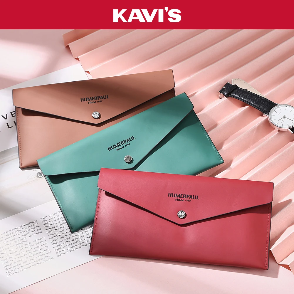 Portefeuille en cuir véritable pour femmes, pince à billets réutilisable, enveloppe de carte bancaire, sac de rangement d'argent, portefeuille en cuir Portable pour hommes