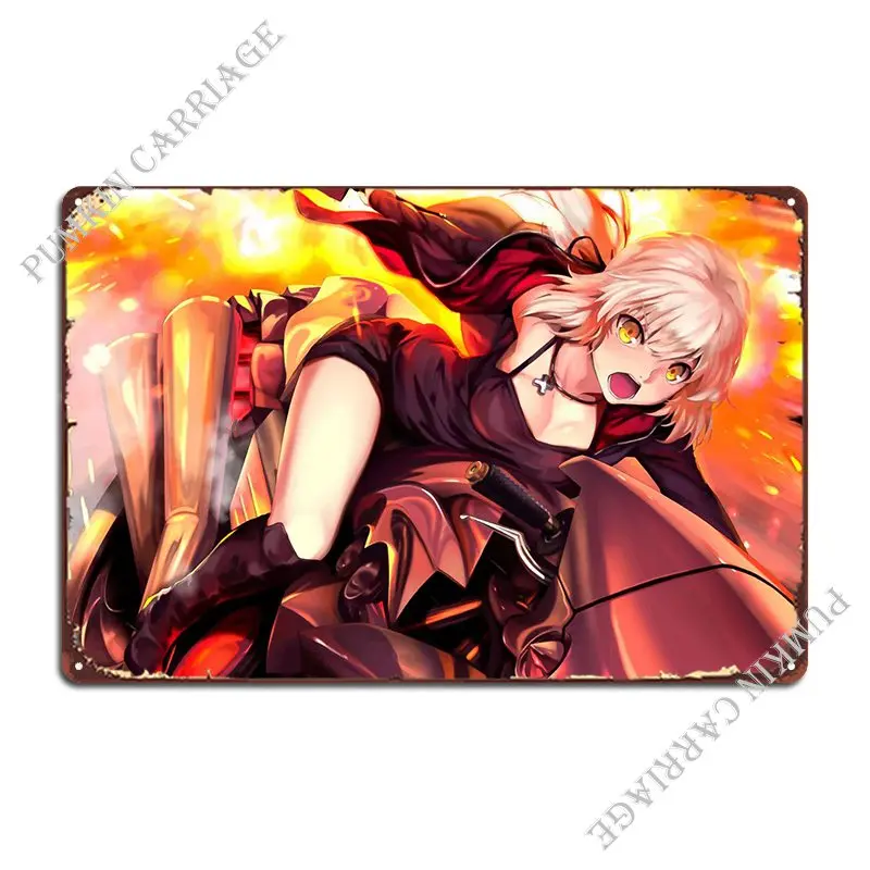 Fategrand заказ, металлическая вывеска, пещера, стена гостиной, индивидуальный фотопостер