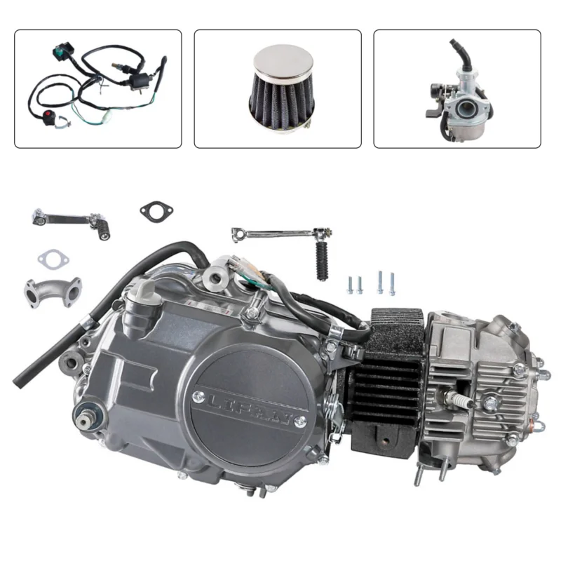 Lifan 125cc 4-Stroke Racing Engine Motor set For  Trail CT70 CT90 Z50 CRF50 XR50 Apollo RFZ SSR