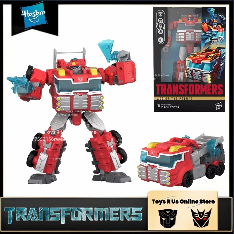 

In Stock Hasbro Transformers Toy Age of The Primes Heatwave Models Anime Movie Toys Robots Action Figures Gifts