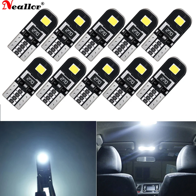 10x T10 W5W Led Canbus Umriss Licht Parkplatz Lampe Auto Innen Birne Für BMW F48 X5 E70 F22 Serie 3 E92 E81 F34 E53 F20 X3 F25