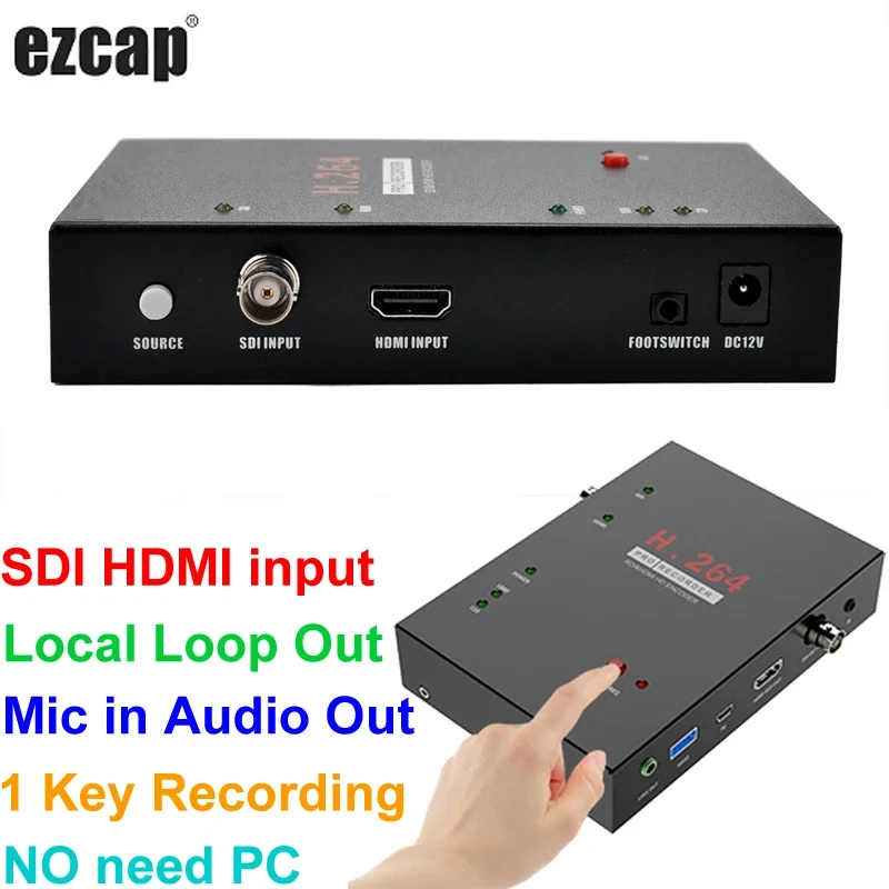 

Professional 1080P HD SDI HDMI Video Capture Card Video Grabber for PS4 XBOX Game Recording HD Camera Medical OBS Live Streaming