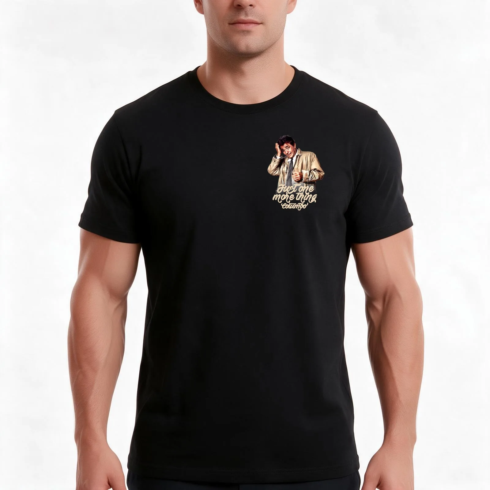 Columbo - TV Shows T-Shirt, Summer Casual Cotton Tee, Oversized Streetwear Tops, Vintage Graphic Print, Loose Fit Short Sleeve
