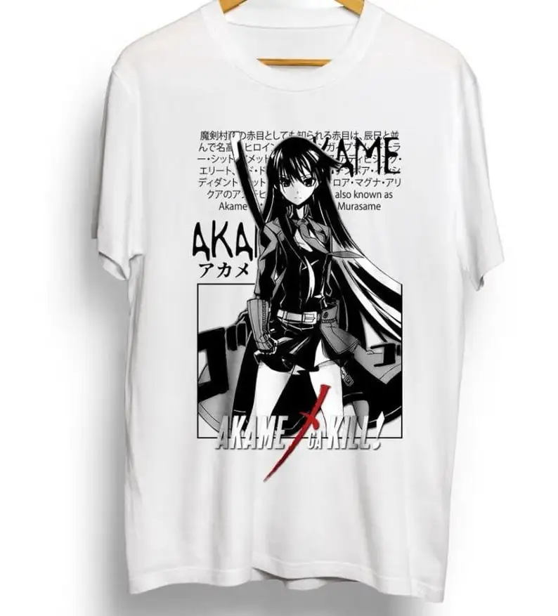 Unisex Akame Ga Kill Anime T-Shirt, Leone, Esdeath, Mine, Waifu Shirt