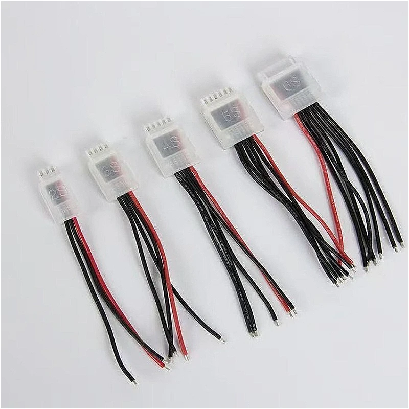 

10pcs/lot AB clip 2S 3S 4S 5S 6S aircraft model lithium battery balance head connection wire protective shell plug AB CLIP