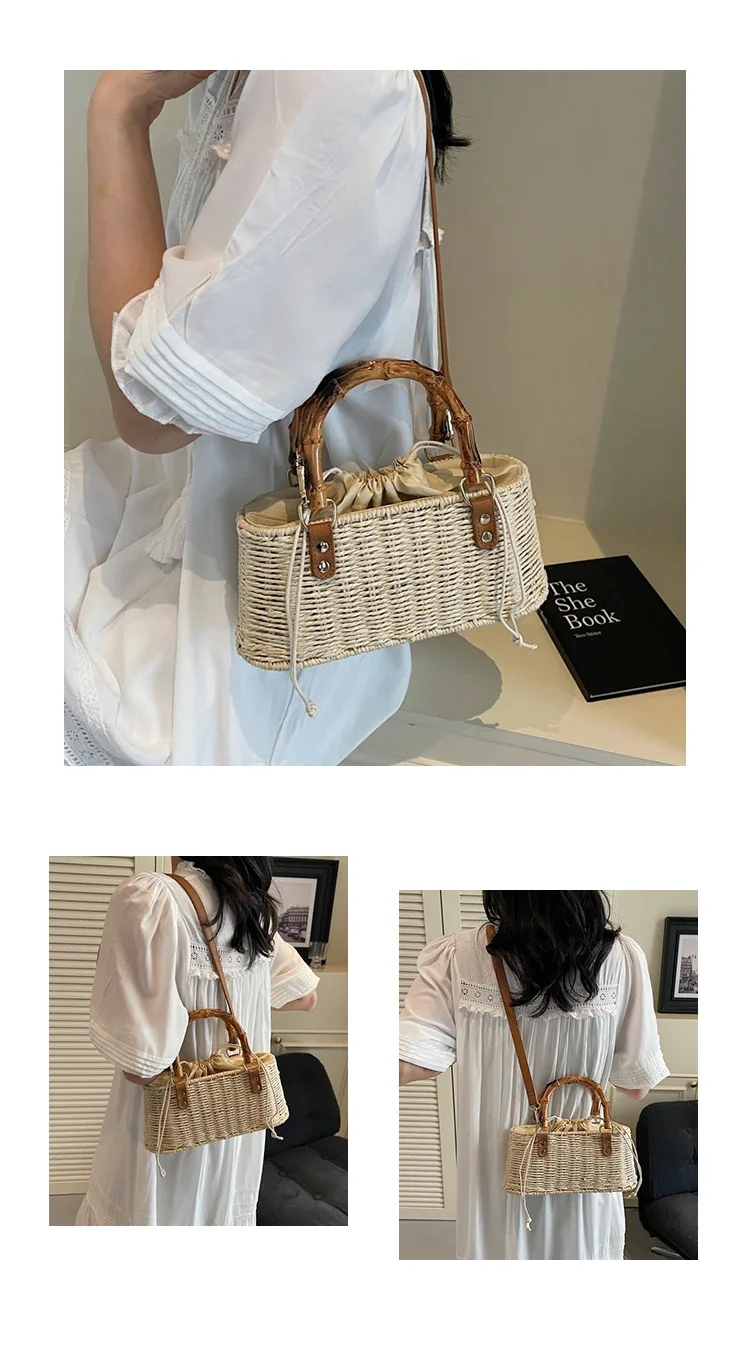 

Летние однотонные молодежные сумки через плечо из ткани, изысканные женские сумки на шнурке, распродажа 2026, брендовые пляжные женские сумочки