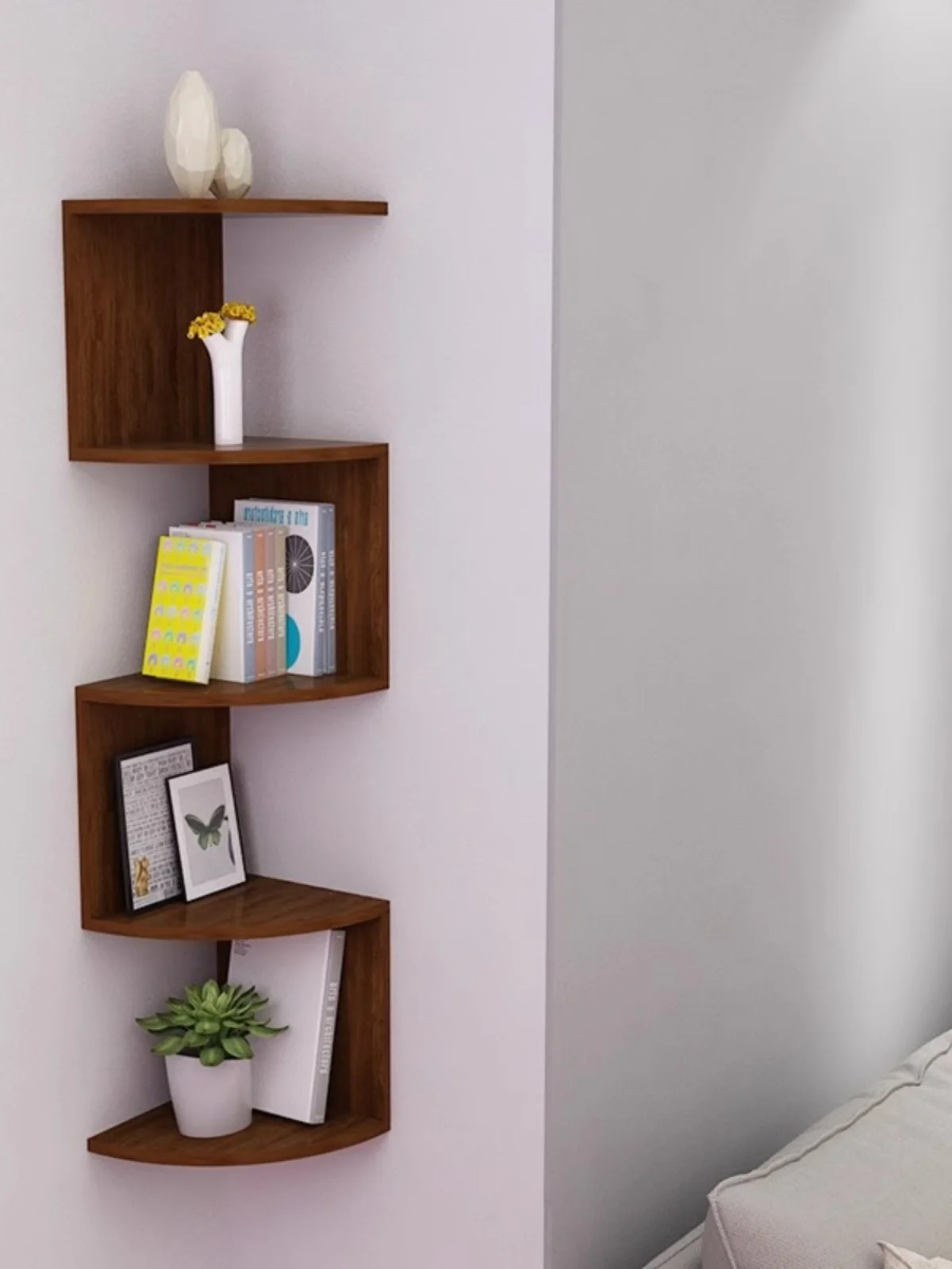 

Solid wood corner cabinet wall corner storage living room storage wall storage bedroom