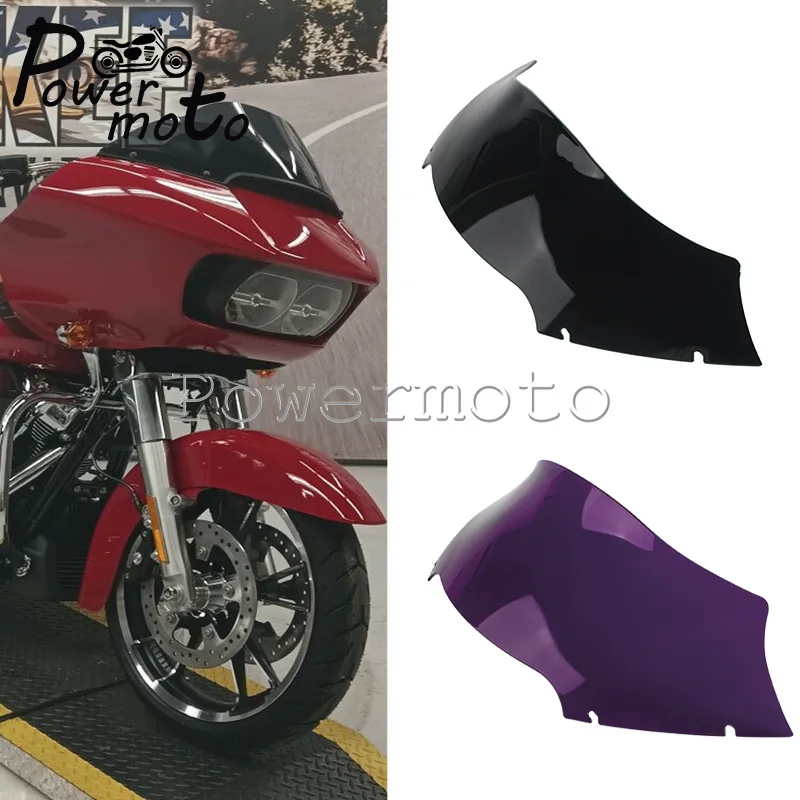 

7 inch 9 inch Front Windshield Motorcycle Accessories For Harley Touring Road Glide FLTRX 2015-2023 Wind Shield Windscreen