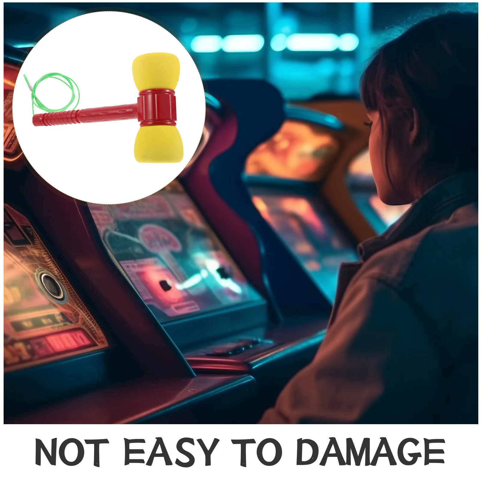 Miękki plastikowy młotek do uderzania dla dzieci i maluchów, gra z młotkiem, interaktywna zabawa, rozwój umiejętności, koordynacja ręka-oko