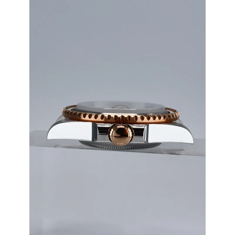 For NH35 Classic Modified Stainless Steel Accessories Sapphire Calendar for NH36NH38 Movement 40MM Case