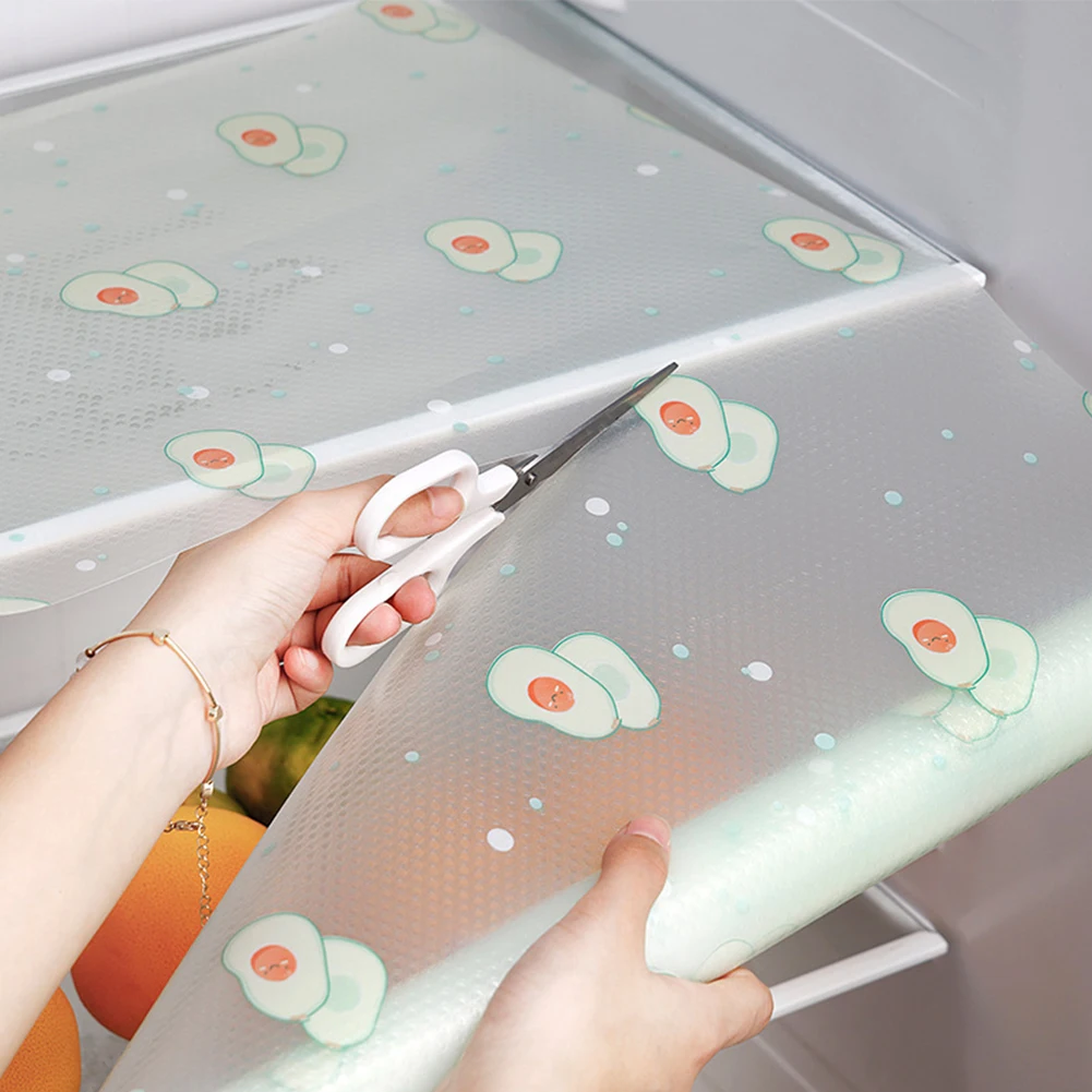 Bàn Bếp Chống Dầu Miếng Lót Không Trơn Trượt Dán Tủ Tủ Lạnh Đa Năng Ngăn Kéo Thảm Nhà Bếp Chống Nước Miếng Dán