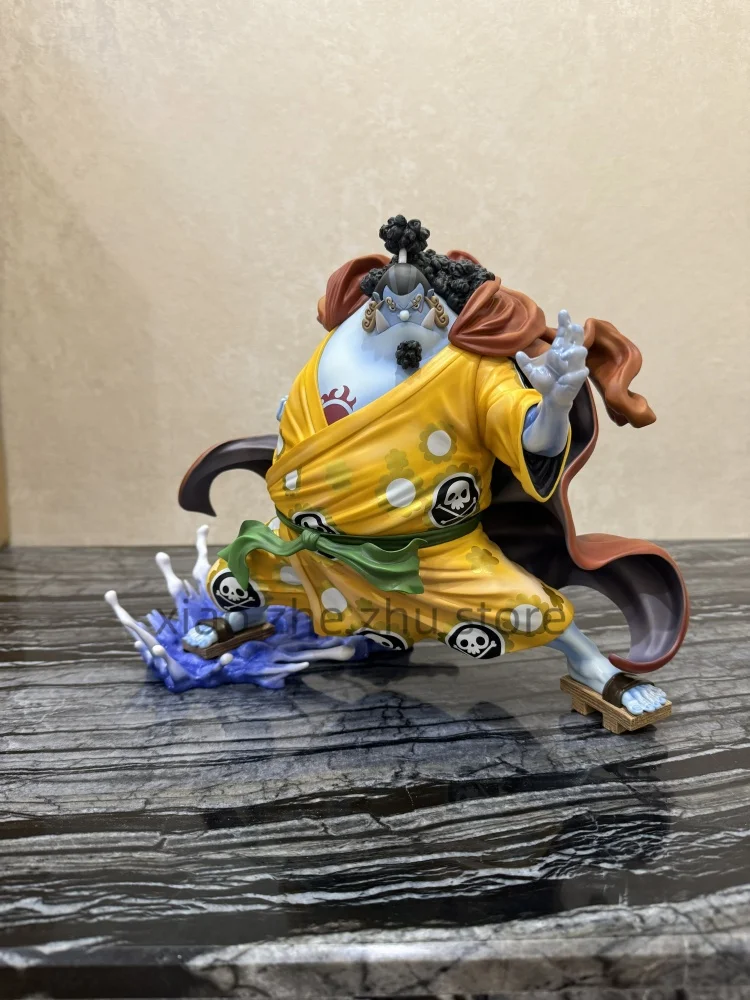 New One Piece Anime Figure Jimbei Oka Shichibukai Gk Action 28cm Figure Collectible Bifthday For Gifts Decor Figurine  Boy Toy