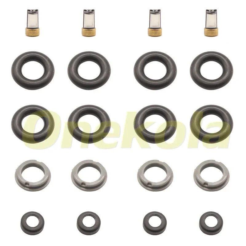 Fuel Injector Seal O-Ring Kit Seals Filters for Nissan Infiniti G37 GTR 63570 14002-AN001