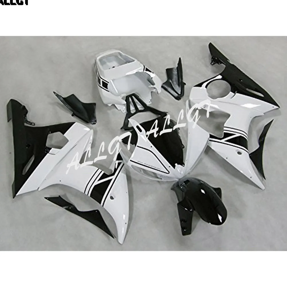 White Black ABS Plasitc Fairing Kits For Yamaha YZF-600 R6 2003 2004 YZF 600 R6 03 04