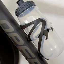 로고 없음 3K 탄소 섬유 자전거 물병 케이지, MTB 로드 바이크 물병 거치대 케이지, 매트 블랙, 무게추 (16 ± 2g), 2 개