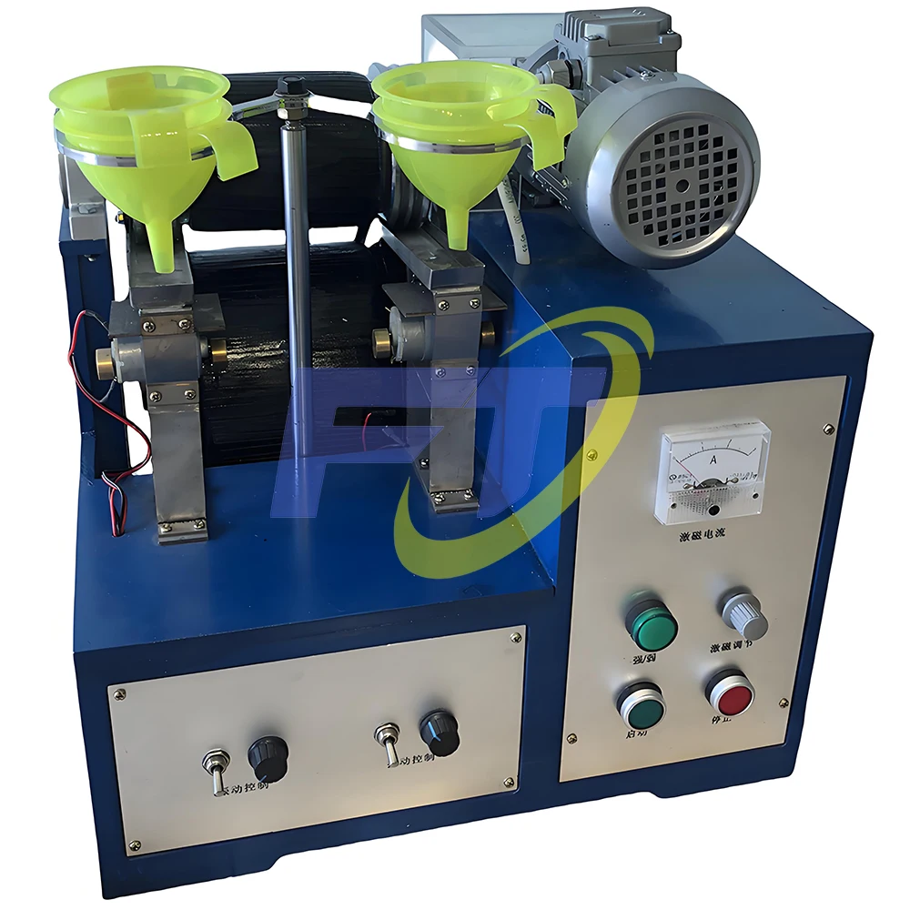 Dry Type High Intensity Laboratory Roller Magnetic Separator for Iron Separator