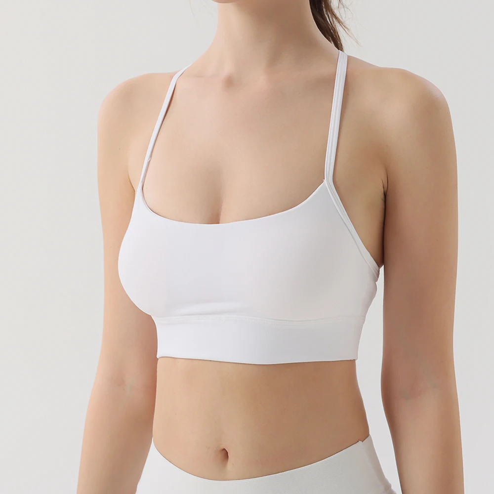 LULU FLORA-Sujetador deportivo con espalda en Y de tela súper suave, top de fitness, ropa de yoga de alta calidad para mujer, ropa interior de soporte de alta resistencia