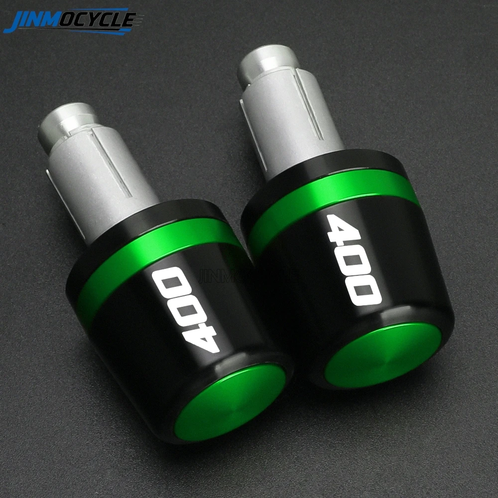 For KAWASAKI NINJA 400 Ninja400 EX400 2018-2024 2025 2026 JINMOCYCLE Handlebar Grips Bar Ends Cap 22mm Handle Counterweight Plug