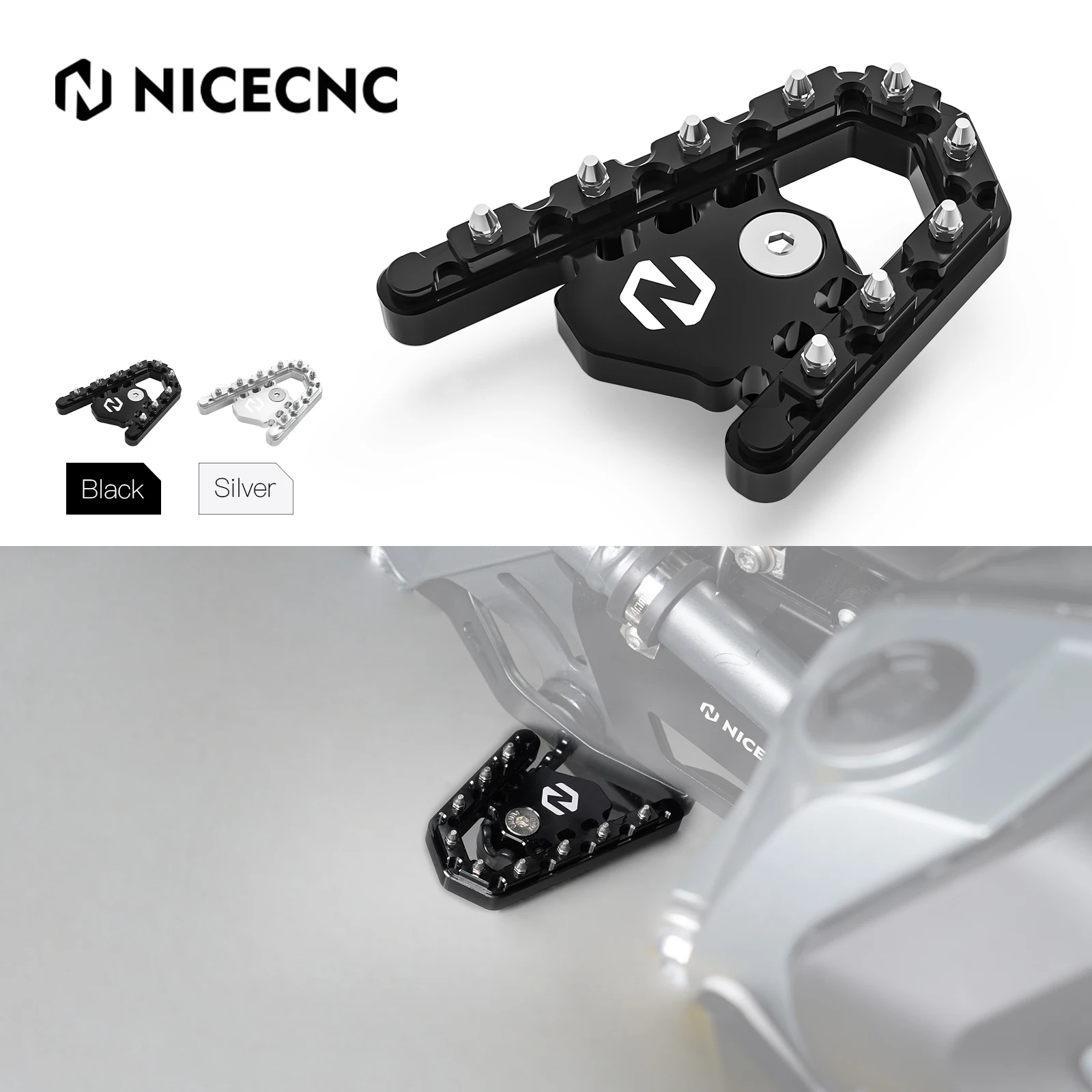 For BMW R1250GS R1200GS Brake Lever Pedal Extender Footrest Footpeg For BMW R 1200 GS 2013-2018 BMW R 1250 GS 2019-2023 2022