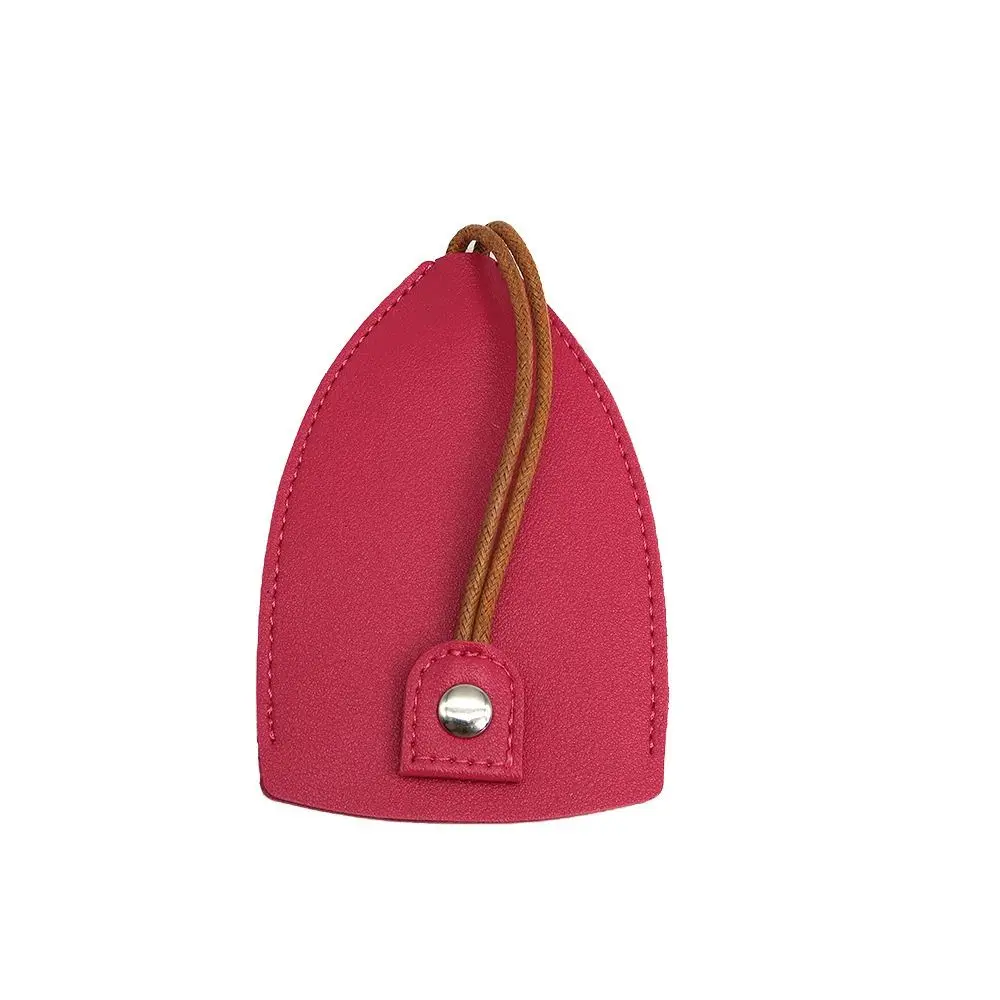 PU Leather Pull Out Keychain Pouch Waterproof Solid Color PU Key Wallets Key Bag Key Organizer Housekeepers Key Holder Men