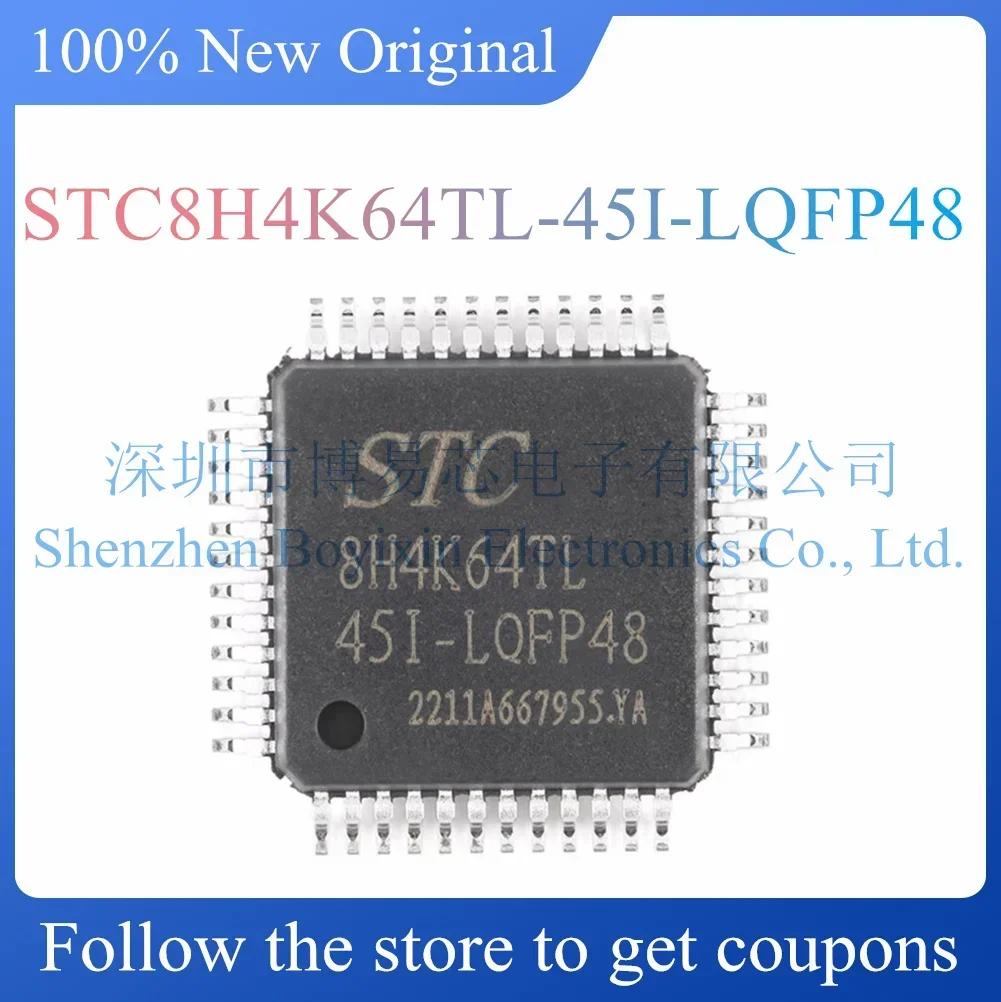 

NEW STC8H4K64TL-45I-LQFP48 Original Product LQFP-48