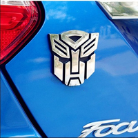 Car Styling 3D Decoration Stickers Cool Autobots Logo For Transformers Badge Emblem Tail Decal Motorcycle Car Accessories