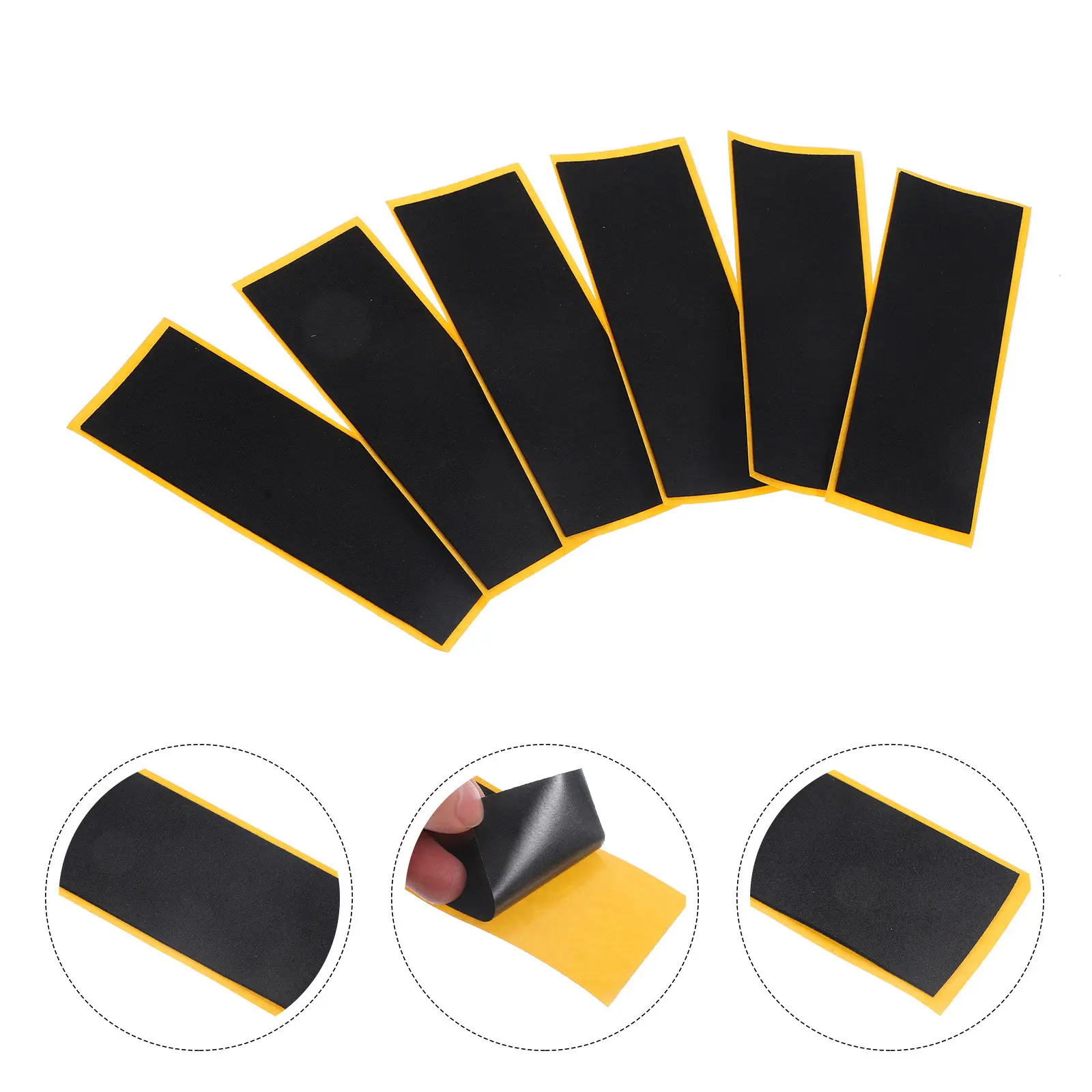 

10Pcs Fingerboard Grip Stickers Foam Non- for Finger Skateboards Reliable Viscosity Fine Workmanship Daily Use