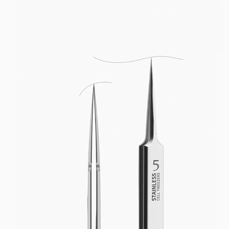 German Ultra-Fine No. 5 Precision Point Tweezers & Extraction Tools (High-Hardness Stainless Steel) 2