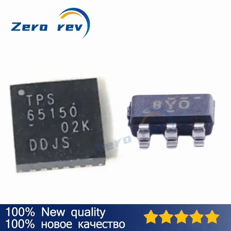 1Pcs 100% New TPS65150RGER TPS65150 TPS65131TRGERQ1 2U65131Q1 TPS62132RGTR QVY TPS62933DRLR 2933 SOT-583 TPS62240DDCR BYO SOT-23