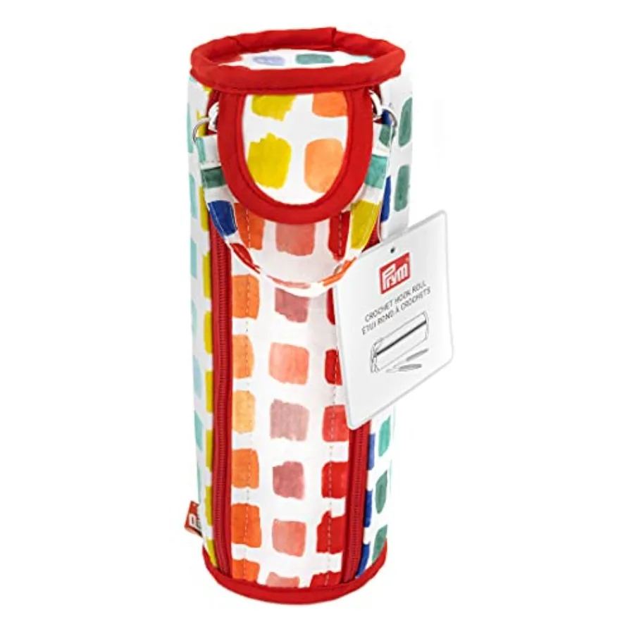 

Crochet Hook Roll and Organizer Rainbow Specks