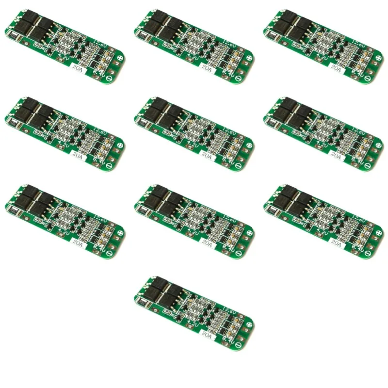 5PCS-10PCS 3S 20A Li-ion Lithium Battery 18650 Charger PCB BMS Protection Board For Drill Motor 12.6V Lipo Cell Module